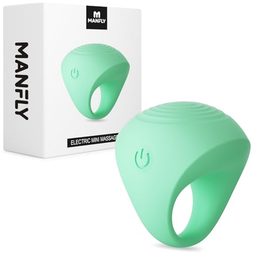 MANFLY Mini Massager, Waterproof Rechargeable Portable Body Massage Ball, Multifunctional Finger...