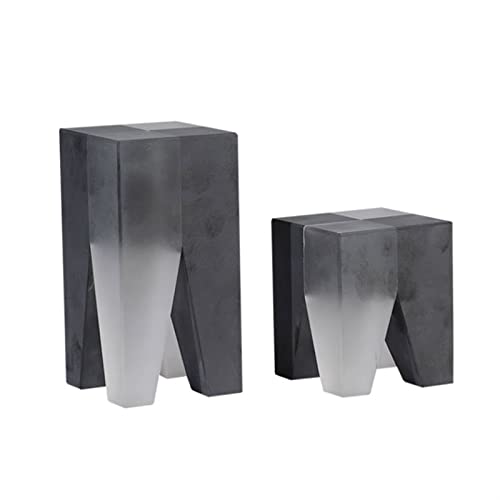 bookends Geometric Bookends Living Room Decorative Bookends Modern Creative Crystal Patchwork Bookends Study Wine Cooler Desktop Ornaments bookends for shelves