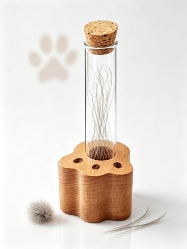 Cat Whisker Holder Pet Memorial Keepsake Bottle, Cat Lover Gifts for Women