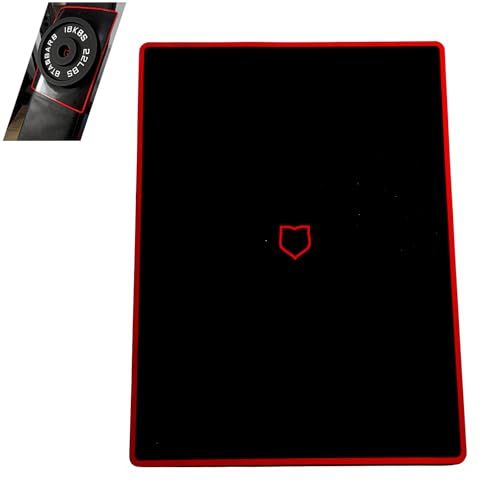 YIXUAN FITNESS Non Slip Bench Press Mat Bench Press Grip Pad Back (Red)