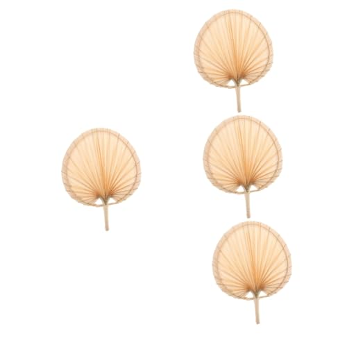Ventilateur de main rétro Healvian en feuilles de palmier, artisanat de qualité