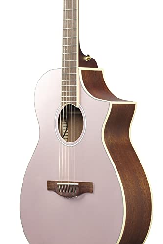 Ibanez AEWC12-RGF Rose Gold Metallic Flat – Guitare Acoustique - Les Beatles, Paul McCartney, John Lennon, RIngo Starr, George Harrison Ibanez AEWC12-RGF Rose Gold Metallic Flat - Guitare Acoustique – Image 4