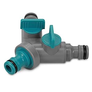 Navaris 2-Wege-Verteiler mit Absperrventil