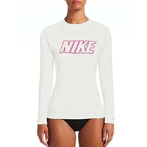 Nike Women's Standard UPF 40+ Long Sleeve Rashguard Swim Tee