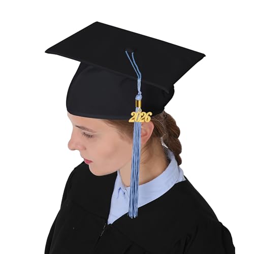 Image of GraduationMall Single&Multiple Color Graduation Tassel with 2026 Year Charm 9 inch