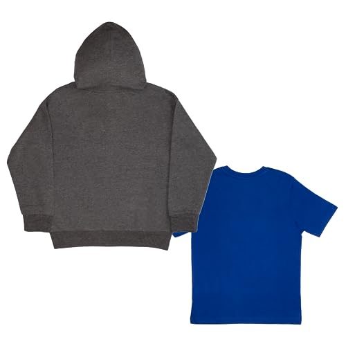 Nintendo Super Mario Hoodie and T-Shirt Combo 2-Pack for Boys, Boys Super Mario Hooded Sweatshirt and Tee Bundle Set2