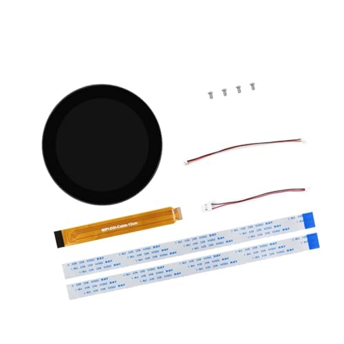 Écran capacitif circulaire tactile pour box domotique et tableau de bord de maison