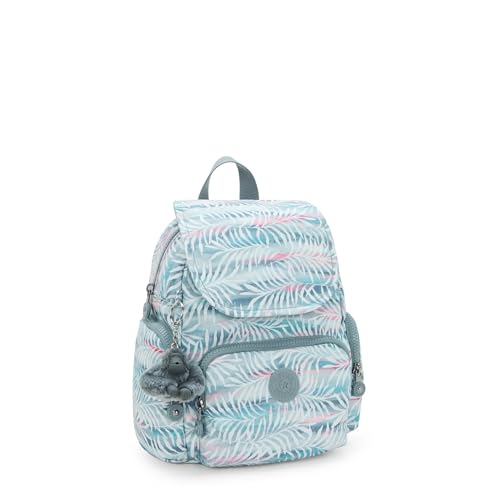 Kipling City Zip Mini Printed Backpack Palmtree Leaves4
