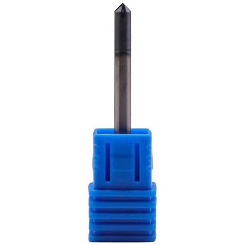 Image of BestParts High Performance 5Pcs Solid Carbide End Mill, Chamfer Mill - Double End - AlTiN Coated, 4 Flute, 90 Chamfer Angle, 1 /8 inch Cutting Diameter, 1 /8 inch Shank Diameter, 1-1 /2 inch Overall Length