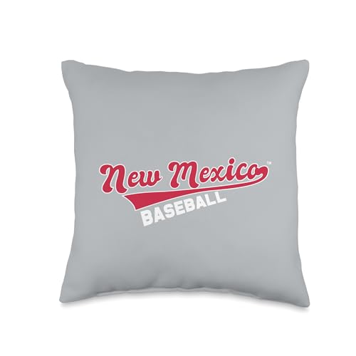New Mexico Lobos Baseball | Official NCAA Merch | NCAFNMU01 Throw Pillow