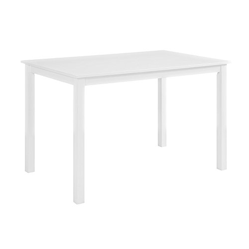Home Accent Furnishings Transitional 5 Piece Chic Dining Set-Table And 4 Chairs-White/Powder Blue Finish #TOP4