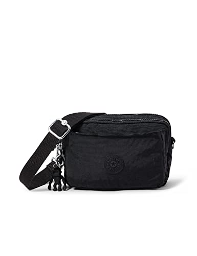 1 tasca interna Kipling ABANU MULTI, Borse a Tracolla, Donna, Nero (Black Noir), Taglia unica