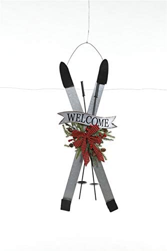 Galv. Welcome Skis Hang Set/2