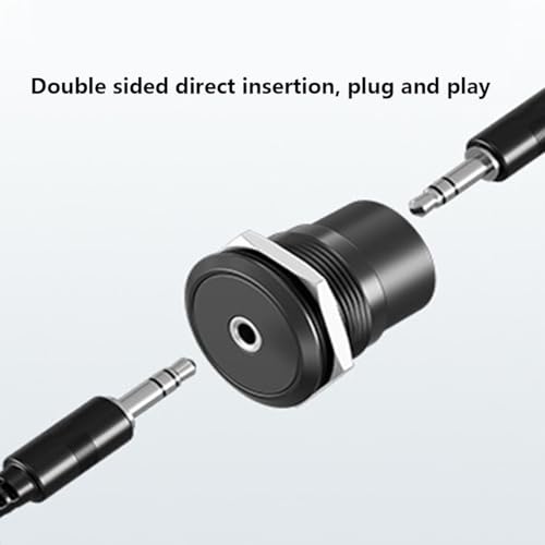 Adaptador Stereo Jack 3.5mm TRS Hembra a Hembra x2 miniatura 2