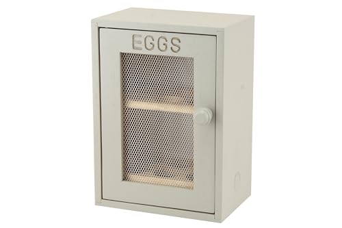apollo THE HOUSEWARES BRAND 4936 Egg cabinet GREY, Wood, 12 x 18 x 25 cm