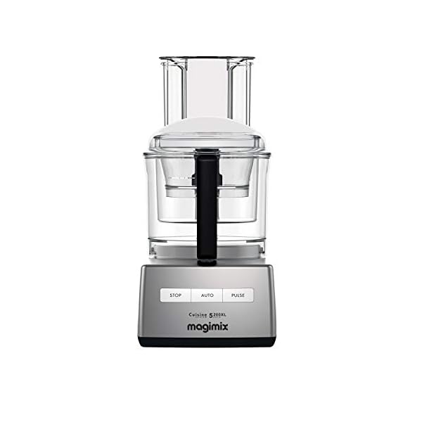 Magimix compact 5200 xl chrome 1100 watt food processor with recipe book  urban country home decor