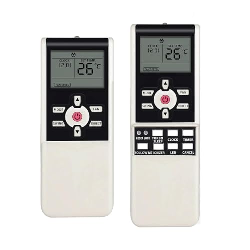 Image of AC Remote Control Suitable for Videocon, Voltas, Midea, Kenstar & Bluestar AC | 55 AC Remote Control - Please Match Every Button with Your Old Remote (VCON-55)