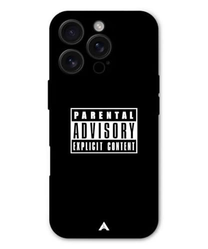 Image of Premium Explicit Case for iPhone 14 Pro Soft-Touch Metal TPU Back Cover, Shockproof, Designer, Aesthetic Mobile Phone Case (Glossy Finish)