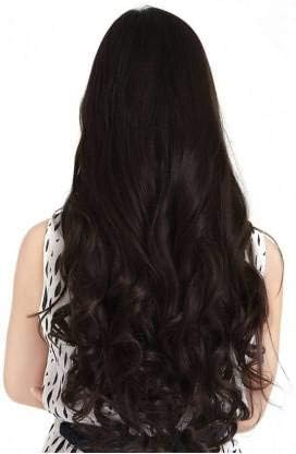 Haveream Curly Natural Brown/Women 24 Inch Wavy/Curly Long Synthetic Hair Extension With Attached Clip Real Like Human Hair Brown/Hair Extension For Women/Girls (Brown)