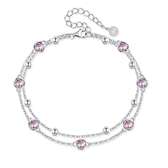 10-Pink Crystal Silver