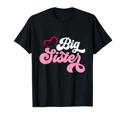 Familia de fuentes Big Sister Baby Pregnancy Anuncio Camiseta