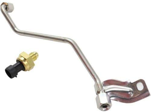Exhaust Back Pressure EBP Sensor and EGR Tube Compatible with 2008-2010 Ford Powerstroke Diesel 6.4L Replaces OE# 8C3Z9J460A DPFE-8 1846480C2