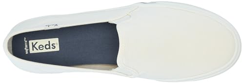 Image of Keds Womens Double Decker Canvas Slip On Sneakers Shoes Casual - Black