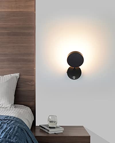 Minimalista moderno con interruptor táctil regulable en luces de pared LED de pasillo 7