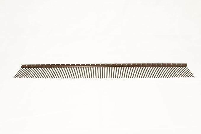 Dissuasori Pettine per piccioni Anti Uccelli da Balcone - Spuntoni per Piccioni in Lamiera TDM 1 mt per Qualsiasi Superficie - 25pz x 1 mt