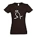 Eule Tailliertes Damen und Frauen T-Shirt