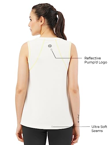 Image of PUMP'D Athleisure Women's Sleeveless Fashion Workout Vest for Women & Girls | Lightweight Activewear for Running, Sports & Gym - Lightweight, Anti-Odor, UV Protect, Dry Tech, Ultra Soft Seams