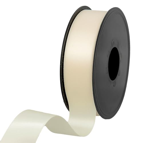 100% Polyester Double Sided Satin Ribbon for Weddings Gift Wrapping, Floral Arrangements, Crafts, Cakes, Bows, Decorations