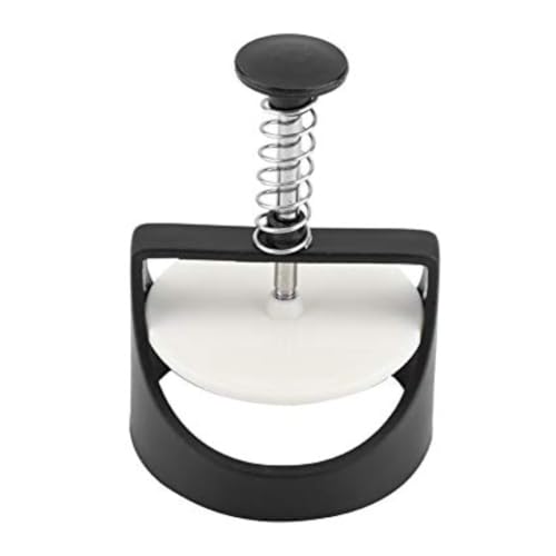 FACAIIO Prensa de hamburguesas de acero inoxidable para hamburguesas perfectamente formadas, para hamburguesas manuales con construcción de grado alimenticio, herramienta de cocina compacta