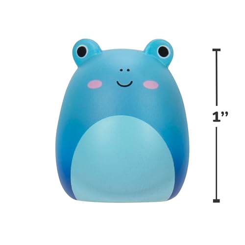 Squish-a-longs SQAL0023-8er Pack, Serie 1, Style 2, enthält 8X 2,5 cm Mini-Quish mit 2X Zubehörteilen, 1x Ring und 1x Sammleranleitung – Sammeln, Tauschen und Spielen