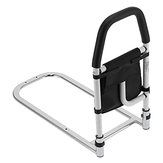 Ejoyous Elderly Safety Rail Bed Assistance Bar with Storage Pocket, Handrail for Mobility