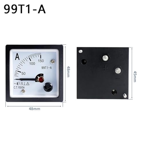 Ampèremètre CA 99T1 indicateur analogique pour panneau 250A - 4