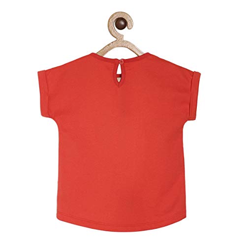 Image of Mini Klub Girls Red Knit Top Pack of 1