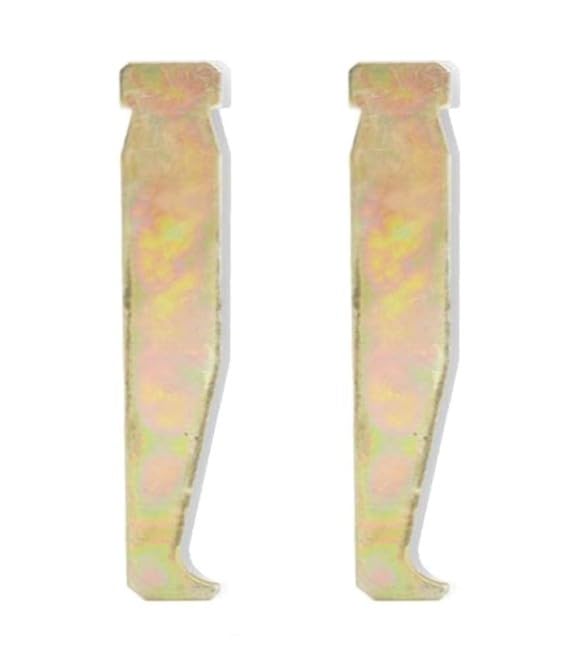 Myuiao 2Pcs Bar Groove Cleaner Chain Saw Guide Bar Rail Trough Cleaner Cleaning Tool Carbon Steel Cleaners for Most Chainsaw, Chainsaw Parts and Accessories (3.94x0.59 inch)