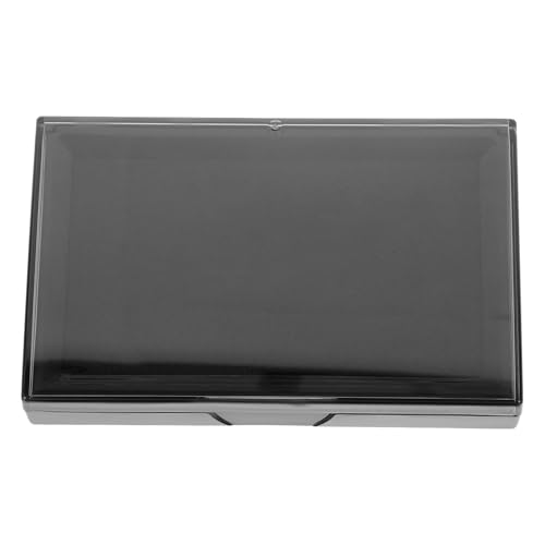 Uonlytech Almohadilla de Tinta para Sello Multifunción Tamaño Mediano 138x86mm Caja Plástica Negra Rápida Secado para Caligrafía y Oficina, Suministros de Pintura y Sellado