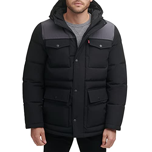 Image of Levi's Men's Arctic Cloth Quilted Performance Parka