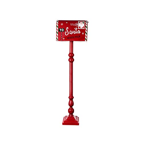 Cassetta delle lettere di Babbo Natale ROSSA h. 100 cm Buca delle...