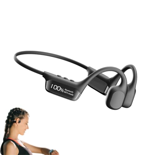 Auriculares Beatosync para natación, auriculares Beatosync de conducción ósea para natación, Bluetooth 5.4, resistentes al agua IPX8, auriculares deportivos inalámbricos de oído abierto (Negro)