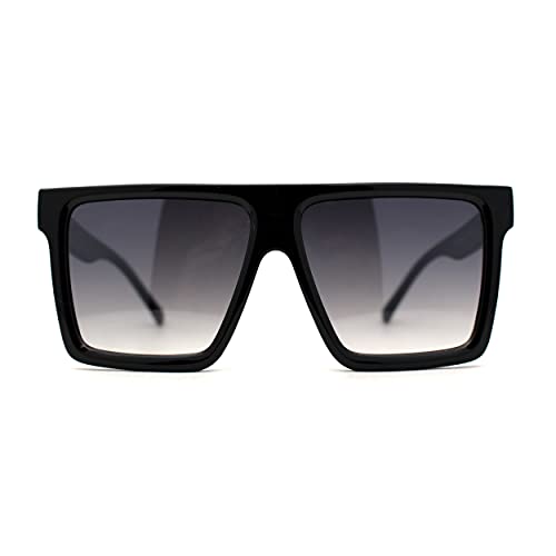 SA106 Squared Mobster Mafia Oversize Rectangular Sunglasses