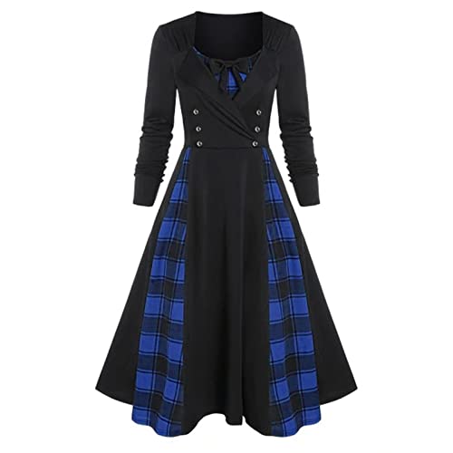 Robe patchwork dentelle grande taille au décolleté cœur