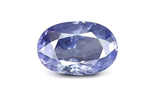 Saphir bleu certifié laboratoire pierre naturelle Neelam 10,33ct