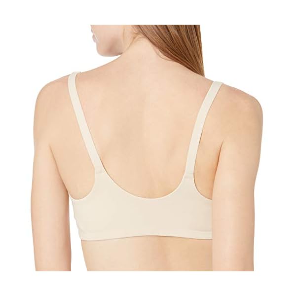 Amazon Essentials Women's Brushed MIRCOFIBER Wirefree Bra, Beige, 32B