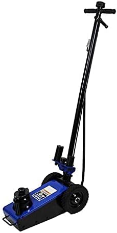 K Tool International63197 22 Ton Automotive Air Truck Jack for Garages, Repair Shops, and DIY, 44,000 lbs. Capacity, Hydraulic Lift Range 8.67"- 13.5", RAM Wiper Seal, 100-120 PSI, Welded Pump, Blue