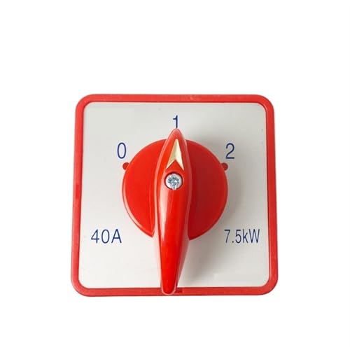 Interruptor de 3 posiciones para motor trifásico de 40A y selector HZ5-40 5