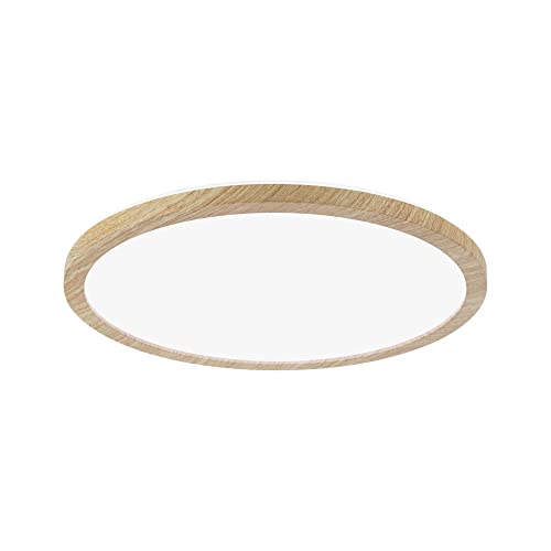 Plafonnier LED Paulmann rétro-éclairage effet bois anti-humidité