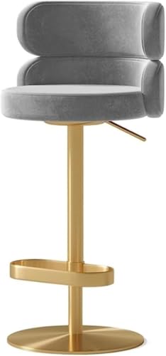 Tabourets de bar pivotants confortables contre le mal de dos réglables 58-83cm